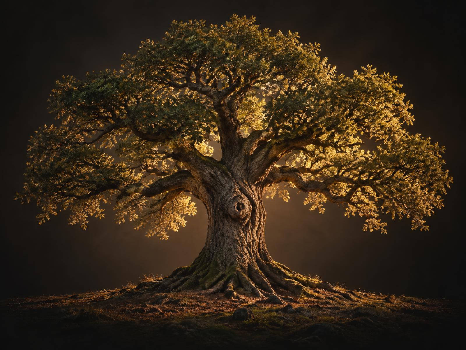 Ancient tree symbolizing the shared wisdom of the natural world.